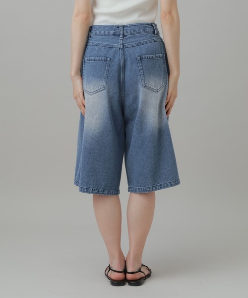LAKOLE(ラコレ)の「デニムハーフパンツ / 747948(デニムパンツ・レディース・ブラック/インディゴブルー・MEDIUM/LARGE)」の7枚目の写真