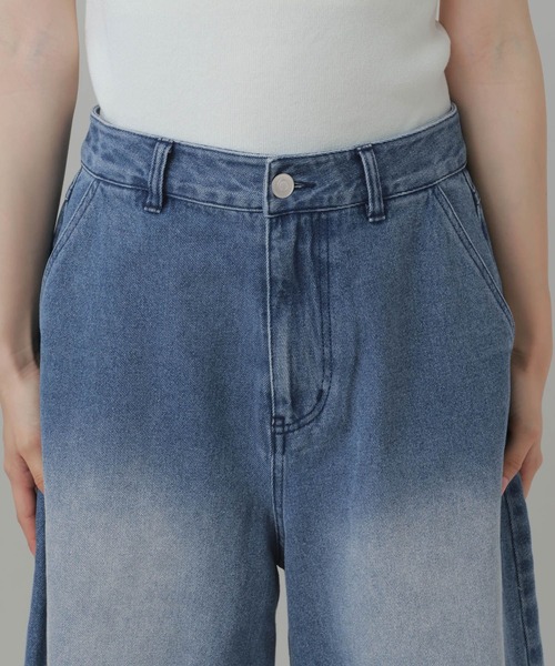 LAKOLE(ラコレ)の「デニムハーフパンツ / 747948(デニムパンツ・レディース・ブラック/インディゴブルー・MEDIUM/LARGE)」の8枚目の写真