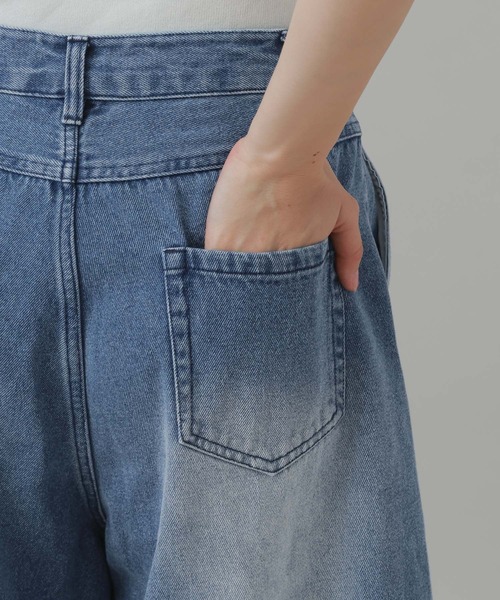 LAKOLE(ラコレ)の「デニムハーフパンツ / 747948(デニムパンツ・レディース・ブラック/インディゴブルー・MEDIUM/LARGE)」の12枚目の写真