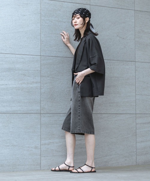 LAKOLE(ラコレ)の「デニムハーフパンツ / 747948(デニムパンツ・レディース・ブラック/インディゴブルー・MEDIUM/LARGE)」の18枚目の写真