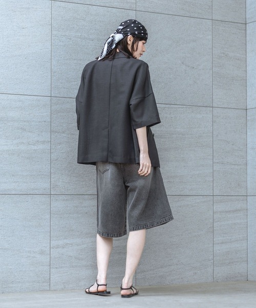 LAKOLE(ラコレ)の「デニムハーフパンツ / 747948(デニムパンツ・レディース・ブラック/インディゴブルー・MEDIUM/LARGE)」の20枚目の写真