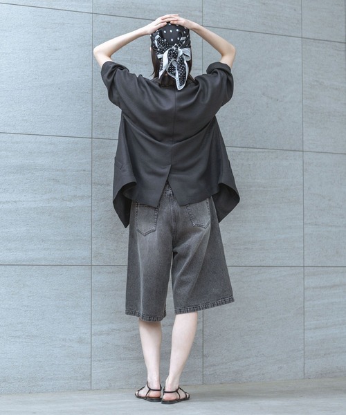 LAKOLE(ラコレ)の「デニムハーフパンツ / 747948(デニムパンツ・レディース・ブラック/インディゴブルー・MEDIUM/LARGE)」の21枚目の写真
