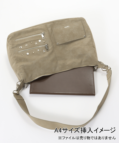 HIETA（ヒエタ）の「【Geek Office / ギークオフィス】HIETA / ヒエタ Maxie（ハンドバッグ・レディース・ベージュ・FREE）」の12枚目の写真