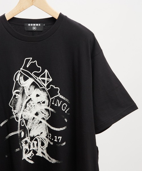 GOMME HOMME(ゴムオム)の「エリザベスプリントT(Tシャツ/カットソー・メンズ・ホワイト/ブラック・MEDIUM)」の12枚目の写真