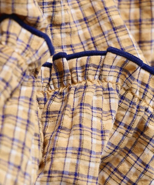 BRANSHES（ブランシェス）の「ティアードキャミワンピース（ワンピース・キッズ・ブルー/オレンジ・130/100/150/140/120/90/110）」の22枚目の写真