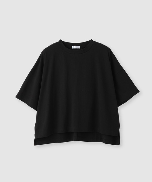 NAVY(ネイビー)の「SARARI 接触冷感 ワイドシルエットUVカットTシャツ(Tシャツ/カットソー・メンズ・スミクロ/ブラック/ホワイト/オレンジ・M/XL/L)」の2枚目の写真