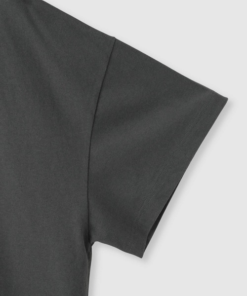 NAVY(ネイビー)の「SARARI 接触冷感 ワイドシルエットUVカットTシャツ(Tシャツ/カットソー・メンズ・スミクロ/ブラック/ホワイト/オレンジ・M/XL/L)」の6枚目の写真