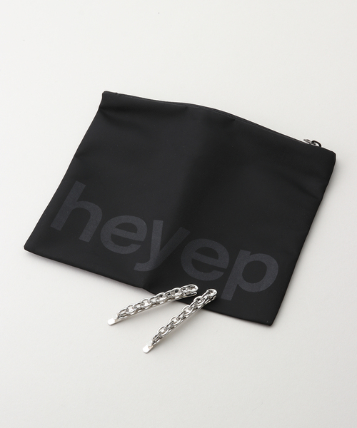 heyep(ヘイップ)の「【HEYEP/ヘイップ】 Chain Hair Pins-2 Piece Set(その他小物・レディース・シルバー・FREE)」の6枚目の写真