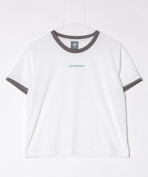 NEW BALANCE（ニューバランス）の「【別注】ニューバランス New Balance ショートスリーブコンパクトTシャツ 限定コラボ（Tシャツ/カットソー・レディース・グレー/オフホワイト/ダークグレー・L/S/M）」の17枚目の写真