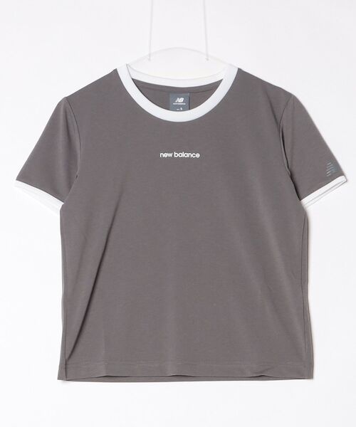 NEW BALANCE（ニューバランス）の「【別注】ニューバランス New Balance ショートスリーブコンパクトTシャツ 限定コラボ（Tシャツ/カットソー・レディース・グレー/オフホワイト/ダークグレー・L/S/M）」の18枚目の写真