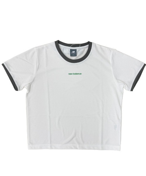 NEW BALANCE（ニューバランス）の「【別注】ニューバランス New Balance ショートスリーブコンパクトTシャツ 限定コラボ（Tシャツ/カットソー・レディース・グレー/オフホワイト/ダークグレー・L/S/M）」の14枚目の写真