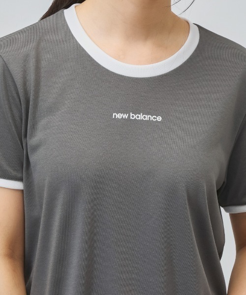 NEW BALANCE（ニューバランス）の「【別注】ニューバランス New Balance ショートスリーブコンパクトTシャツ 限定コラボ（Tシャツ/カットソー・レディース・グレー/オフホワイト/ダークグレー・L/S/M）」の10枚目の写真