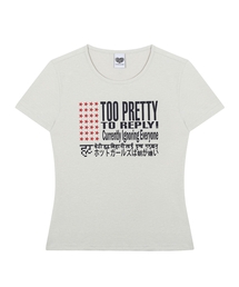 SY TOO PRETTY TEE(BEIGE)