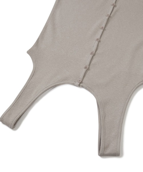 LCDC TM（エルシーディーシーティーエム）の「TWO-WAY BUTTON-UP TOP（Tシャツ/カットソー・レディース・Black/Beige・S/M）」の15枚目の写真