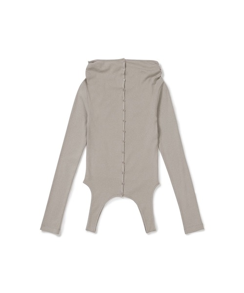 LCDC TM（エルシーディーシーティーエム）の「TWO-WAY BUTTON-UP TOP（Tシャツ/カットソー・レディース・Black/Beige・S/M）」の16枚目の写真