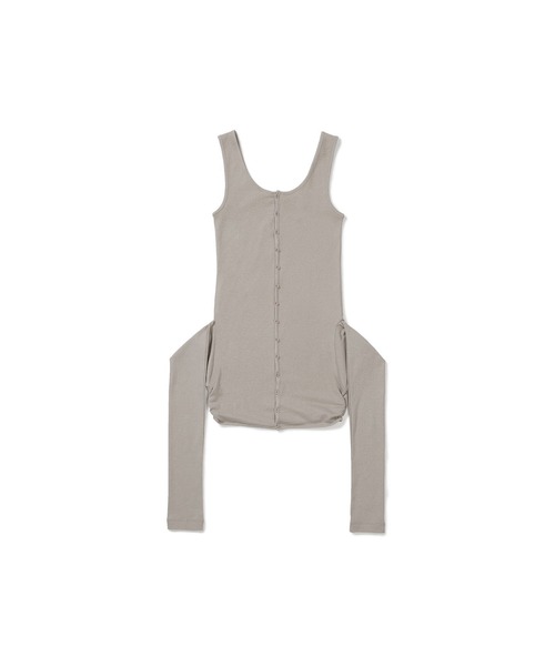LCDC TM（エルシーディーシーティーエム）の「TWO-WAY BUTTON-UP TOP（Tシャツ/カットソー・レディース・Black/Beige・S/M）」の18枚目の写真