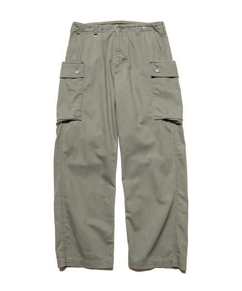 SOPHNET.（ソフネット）の「DAMAGED MILITARY PANTS（カーゴパンツ・メンズ・ブルー/ブラック/カーキ・3）」の2枚目の写真