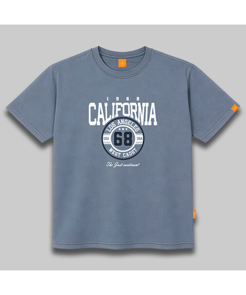 LLAMO（エラモ）の「カリフォルニア68 半袖Tシャツ 男女共用 ビッグサイズ（Tシャツ/カットソー・メンズ・ブラック/ホワイト/ダークインディゴブルー/ネイビー・4XL/3XL/SMALL/X-LARGE/2XL/LARGE/MEDIUM）」の4枚目の写真