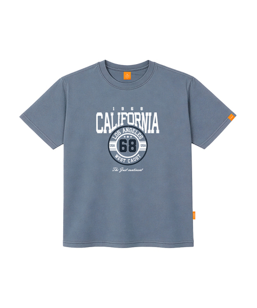 LLAMO（エラモ）の「カリフォルニア68 半袖Tシャツ 男女共用 ビッグサイズ（Tシャツ/カットソー・メンズ・ブラック/ホワイト/ダークインディゴブルー/ネイビー・4XL/3XL/SMALL/X-LARGE/2XL/LARGE/MEDIUM）」の7枚目の写真