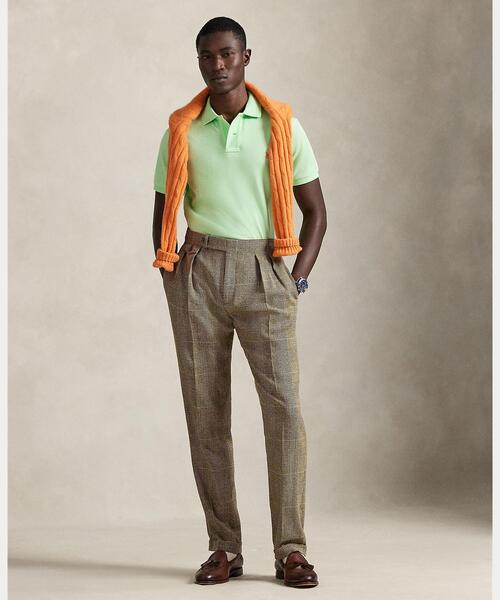 POLO RALPH LAUREN(ポロ ラルフ ローレン)の「カスタム スリム フィット メッシュ ポロシャツ(ポロシャツ・メンズ・グリーン・L/M/S)」の3枚目の写真