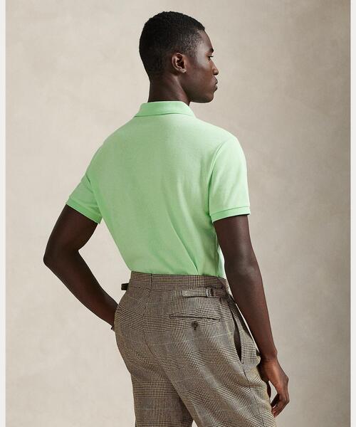 POLO RALPH LAUREN(ポロ ラルフ ローレン)の「カスタム スリム フィット メッシュ ポロシャツ(ポロシャツ・メンズ・グリーン・L/M/S)」の4枚目の写真