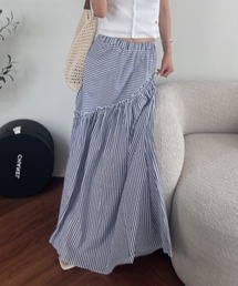 ロングAラインスカート