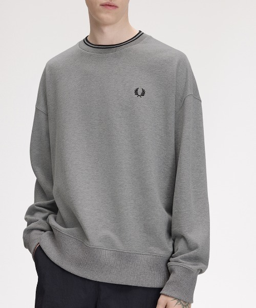 先行予約受付中】Oversized Tipped Sweatshirt／オーバーサイズ