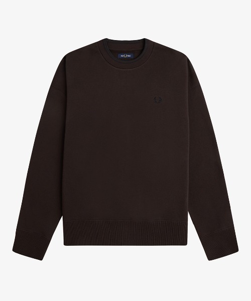 FRED PERRY(フレッドペリー)の「Oversized Tipped Sweatshirt/オーバーサイズティップドスウェット(スウェット・メンズ・ブラウン/グレー/ブラック・L/M/S)」の18枚目の写真