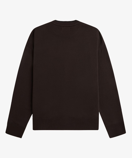 FRED PERRY(フレッドペリー)の「Oversized Tipped Sweatshirt/オーバーサイズティップドスウェット(スウェット・メンズ・ブラウン/グレー/ブラック・L/M/S)」の19枚目の写真