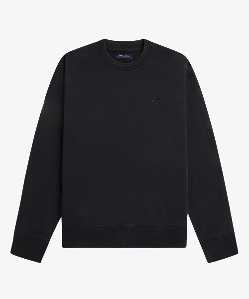 FRED PERRY(フレッドペリー)の「Oversized Tipped Sweatshirt/オーバーサイズティップドスウェット(スウェット・メンズ・ブラウン/グレー/ブラック・L/M/S)」の8枚目の写真