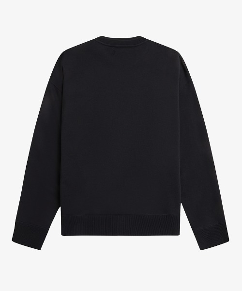 FRED PERRY(フレッドペリー)の「Oversized Tipped Sweatshirt/オーバーサイズティップドスウェット(スウェット・メンズ・ブラウン/グレー/ブラック・L/M/S)」の9枚目の写真