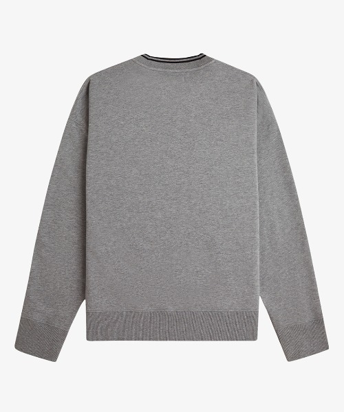 FRED PERRY(フレッドペリー)の「Oversized Tipped Sweatshirt/オーバーサイズティップドスウェット(スウェット・メンズ・ブラウン/グレー/ブラック・L/M/S)」の14枚目の写真