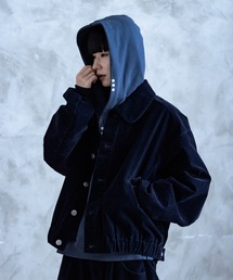 TAMYU（タミュー）の「TAMYU - TAU Flocked Denim Jacket / タウフロッキーデニムジャケット（デニムジャケット）」