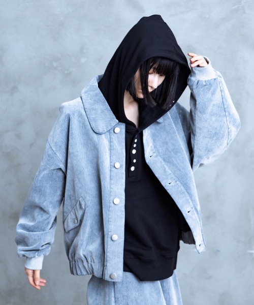TAMYU - TAU Flocked Denim Jacket / タウフロッキーデニムジャケット