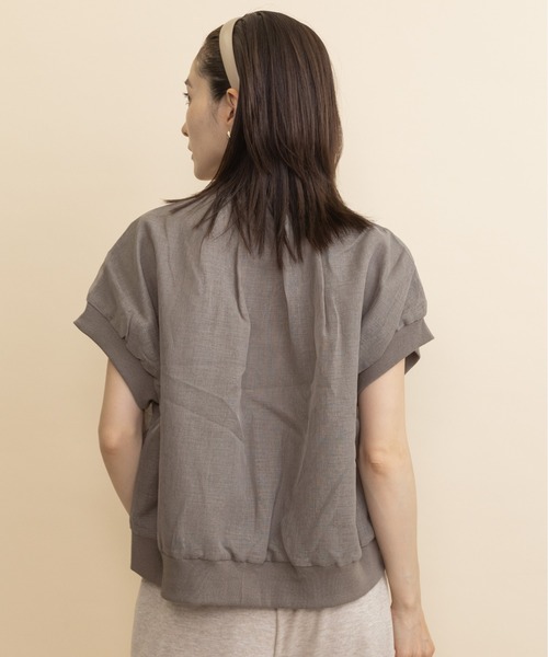 lodie(ロディ)の「半袖ショートジップブルソン(ブルゾン・レディース・モカ/オレンジ/ブラック・FREE)」の20枚目の写真