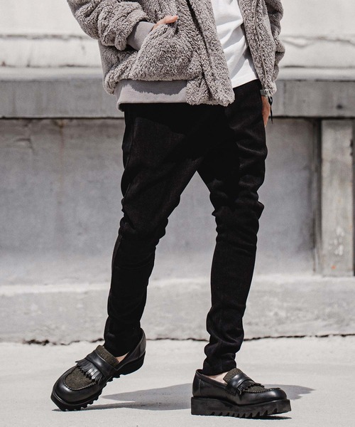 CAMBIO(カンビオ)の「mp15216-Mole Herringbone Jacquard Jodhpurs ヘリンボーンジャガードジョッパーズパンツ(GM-A6202W-008)(その他パンツ・メンズ・ブラック/チャコール/ベージュ・S/M/L)」の1枚目の写真