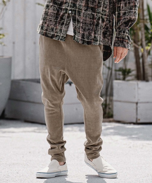 CAMBIO(カンビオ)の「mp15216-Mole Herringbone Jacquard Jodhpurs ヘリンボーンジャガードジョッパーズパンツ(GM-A6202W-008)(その他パンツ・メンズ・ブラック/チャコール/ベージュ・S/M/L)」の10枚目の写真