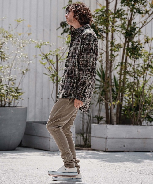 CAMBIO(カンビオ)の「mp15216-Mole Herringbone Jacquard Jodhpurs ヘリンボーンジャガードジョッパーズパンツ(GM-A6202W-008)(その他パンツ・メンズ・ブラック/チャコール/ベージュ・S/M/L)」の13枚目の写真