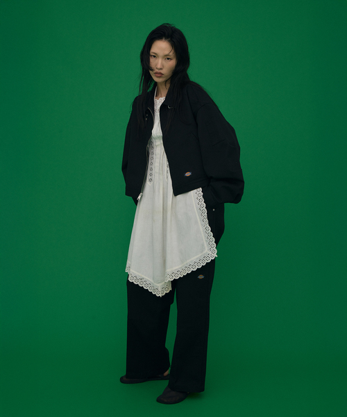 Dickies（ディッキーズ）の「DICKIES 別注 EISENHOWER ジャケット（その他アウター・レディース・ブラウン/ブラック・MEDIUM/SMALL）」の8枚目の写真