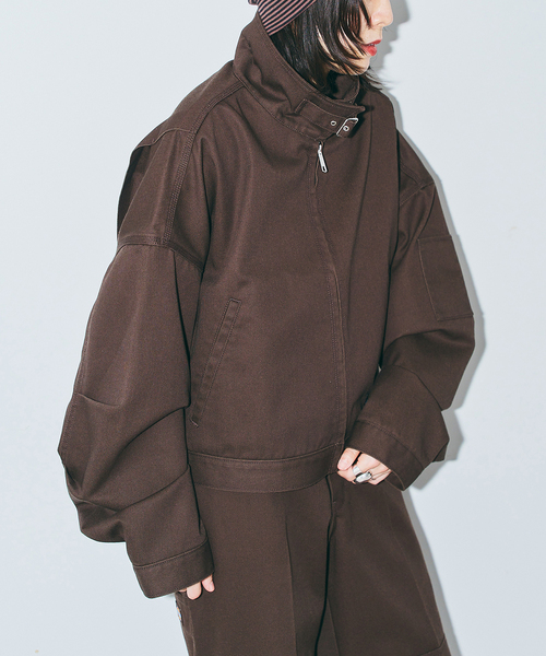 Dickies（ディッキーズ）の「DICKIES 別注 EISENHOWER ジャケット（その他アウター・レディース・ブラウン/ブラック・MEDIUM/SMALL）」の13枚目の写真