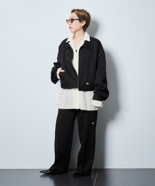 Dickies（ディッキーズ）の「DICKIES 別注 EISENHOWER ジャケット（その他アウター・レディース・ブラウン/ブラック・MEDIUM/SMALL）」の19枚目の写真