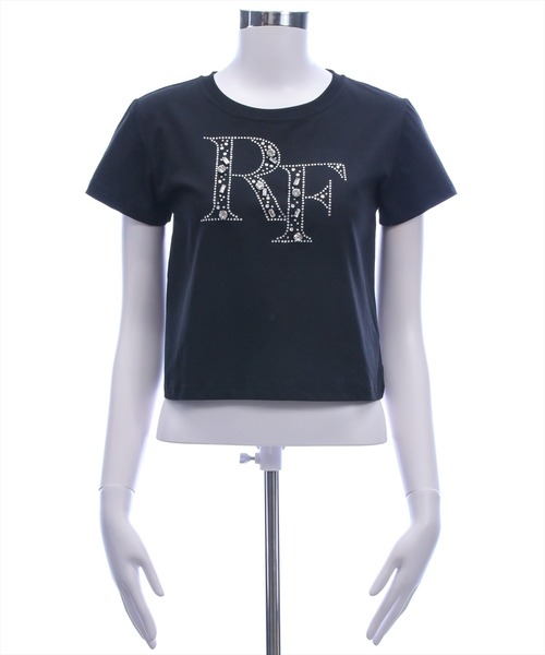 clear（クリア）の「接触冷感ビックビジューロゴTシャツ［骨格ウェーブ／フェミニン／大人かわいい］（Tシャツ/カットソー・レディース・ブラック/ピンク/オフホワイト・F）」の12枚目の写真