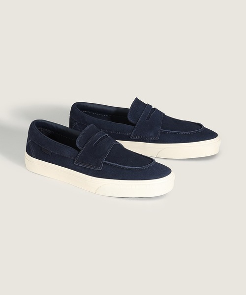 VANS(バンズ)の「ローファー 53 / Loafer 53 VINTAGE SUEDE NAVY/M VN001159FRP1(ローファー・メンズ・ネイビー・10/8.5/8/7.5/7/6.5/6/5.5/5/4.5/4/13/12/11/10.5/9.5/9)」の2枚目の写真