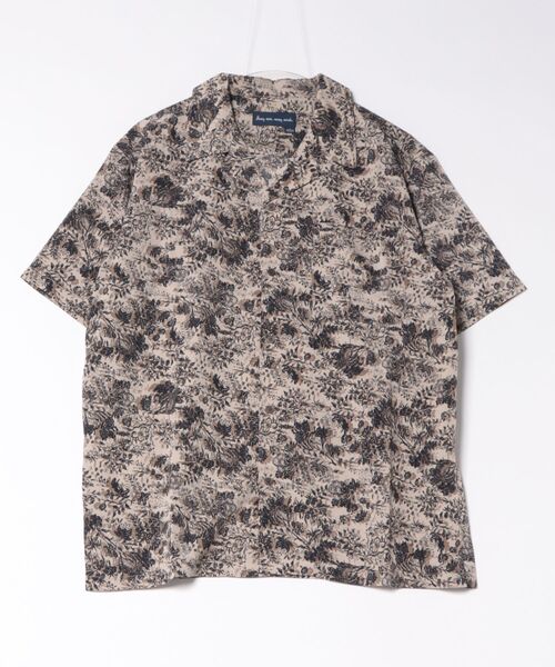 B.I.D.(ビーアイディー)の「《many men many mind》総柄オープンシャツ(シャツ/ブラウス・メンズ・アイボリー・LARGE)」の1枚目の写真