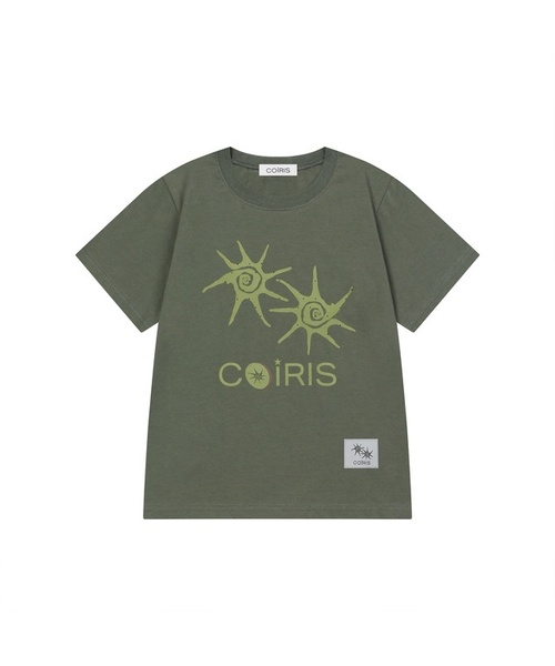 COIRIS(コイリス)の「モグキウイドット半袖Tシャツ(2カラー)(Tシャツ/カットソー・レディース・ホワイト/グリーン・FREE)」の2枚目の写真