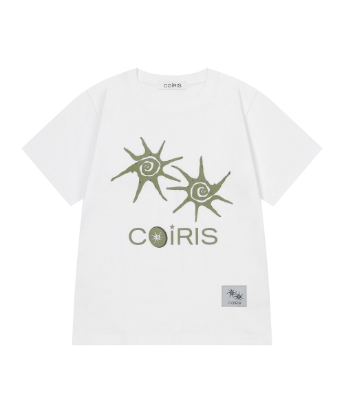COIRIS(コイリス)の「モグキウイドット半袖Tシャツ(2カラー)(Tシャツ/カットソー・レディース・ホワイト/グリーン・FREE)」の3枚目の写真
