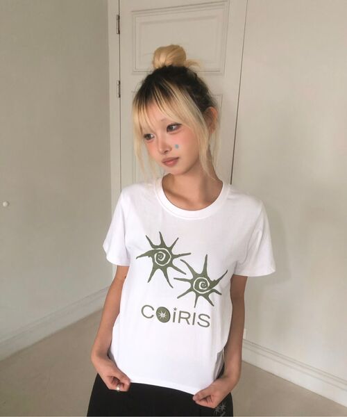 COIRIS(コイリス)の「モグキウイドット半袖Tシャツ(2カラー)(Tシャツ/カットソー・レディース・ホワイト/グリーン・FREE)」の12枚目の写真