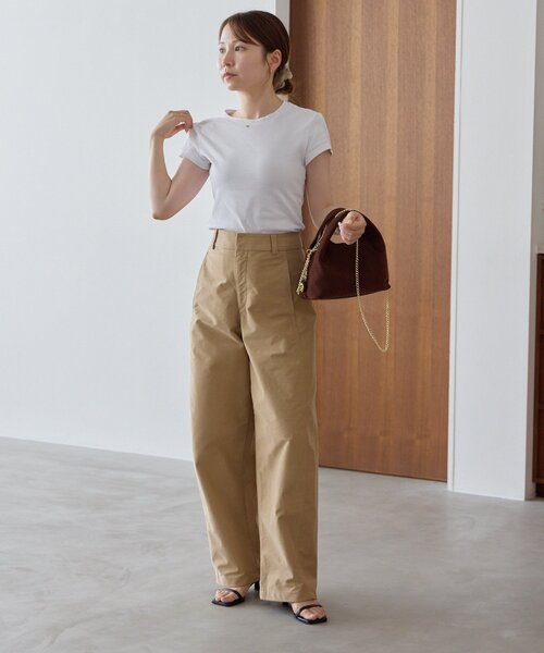 gemeil(ジェムイル)の「コーデュロイレイヤーチェーンバッグ(PT-375)(ショルダーバッグ・レディース・ネイビー/ダークブラウン・FREE)」の4枚目の写真