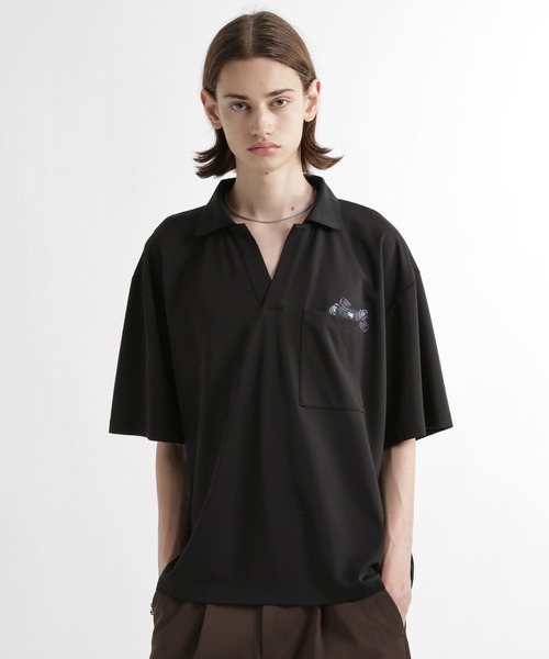 HARE(ハレ)の「ロゴシシュウスキッパーカット(HARE)(Tシャツ/カットソー・メンズ・ホワイト/パープル/ブラック・FREE)」の16枚目の写真