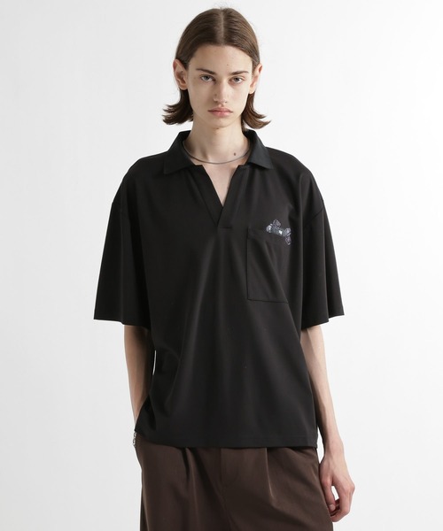 HARE(ハレ)の「ロゴシシュウスキッパーカット(HARE)(Tシャツ/カットソー・メンズ・ホワイト/パープル/ブラック・FREE)」の17枚目の写真